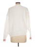 Unbranded 100% Polyester Hearts White Pullover Sweater Size L - photo 2