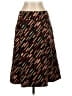 Notations Print Brown Red Casual Skirt Size S (petite) - photo 1