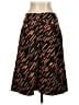 Notations Print Brown Red Casual Skirt Size S (petite) - photo 2