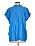 J.Jill 100% Cotton Blue Short Sleeve Blouse Size no size - photo 2