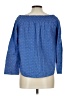 maette Blue 3/4 Sleeve Blouse Size L - photo 2