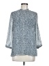 Armani Exchange Blue 3/4 Sleeve Blouse Size M - photo 1