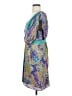 Tibi 100% Silk Paisley Teal Cocktail Dress Size S (estimated) - photo 5