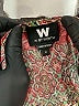 W by Worth Red Silver Sleeveless Blouse Size P, Size 2-4 - photo 7