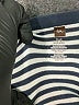 Tea 100% Cotton Stripes Gray Long Sleeve Top Size 3-6 mo - photo 3