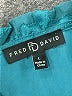 Fred David Teal 3/4 Sleeve Blouse Size L - photo 7