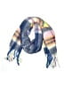Steve Madden 100% Polyester Plaid Blue Scarf One size - photo 1