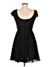 Mudd 100% Polyester Solid Black Casual Dress Size M - photo 2