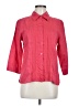 Unbranded Red 3/4 Sleeve Button-Down Shirt Size M (estimated) - photo 1