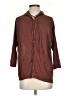 Wrap 100% Linen Brown Cardigan Size 4 - 6 - photo 1