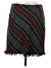 Sanctuary Plaid Gray Burgundy Casual Skirt Size S - photo 1