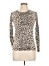 J.Crew Mercantile Animal Print Ivory Pullover Sweater Size L (estimated) - photo 1