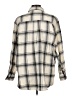 Gap 100% Cotton Plaid Ivory Long Sleeve Button-Down Shirt Size L - photo 2
