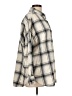 Gap 100% Cotton Plaid Ivory Long Sleeve Button-Down Shirt Size L - photo 4