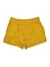 Minnie Rose 100% Rayon Solid Yellow Shorts Size XL - photo 1