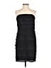 Ann Taylor 100% Polyester Black Cocktail Dress Size 8 - photo 1