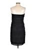 Ann Taylor 100% Polyester Black Cocktail Dress Size 8 - photo 2