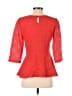 Moulinette Soeurs Red Orange 3/4 Sleeve Top Size 4 - photo 2