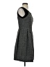 Max and Cleo Chevron-herringbone Gray Casual Dress Size 4 - photo 4