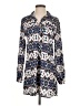Jean-Pierre Klifa 100% Polyester Print Blue Long Sleeve Blouse Size S - photo 1
