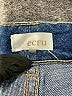 Ecru Solid Blue Jeans Size 30 waist (estimated) - photo 7