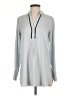 Ann Taylor 100% Polyester Gray Long Sleeve Blouse Size XS - photo 1
