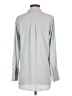Ann Taylor 100% Polyester Gray Long Sleeve Blouse Size XS - photo 2