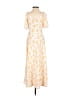 Unbranded 100% Polyester Yellow Casual Dress Size 00 (estimated) - photo 2