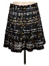 J.Crew 100% Polyester Print Black Casual Skirt Size 6 - photo 1