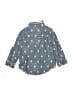 Hatley 100% Cotton Stars Blue Long Sleeve Button-Down Shirt Size 5 - photo 2