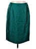 Albert Nipon 100% Silk Solid Teal Silk Skirt Size 4 - photo 1