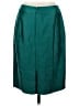 Albert Nipon 100% Silk Solid Teal Silk Skirt Size 4 - photo 2
