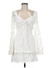 Alexis 100% Polyester White Cocktail Dress Size M - photo 1