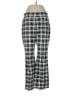 IMAN Plaid Black Casual Pants Size L (petite) - photo 1