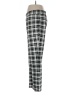 IMAN Plaid Black Casual Pants Size L (petite) - photo 5