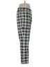IMAN Plaid Black Casual Pants Size L (petite) - photo 4