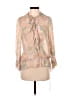 Zara Tan Ivory Long Sleeve Blouse Size XS - photo 1