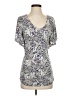 CAbi Purple Short Sleeve Blouse Size XS - photo 1