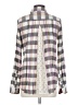 Isabella Sinclair 100% Cotton Checkered-gingham Gray Long Sleeve Button-Down Shirt Size S - photo 2