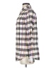 Isabella Sinclair 100% Cotton Checkered-gingham Gray Long Sleeve Button-Down Shirt Size S - photo 5