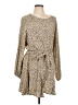 Haptics 100% Rayon Animal Print Tan Romper Size L - photo 1