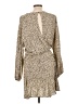 Haptics 100% Rayon Animal Print Tan Romper Size L - photo 2