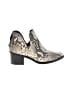 Blondo 100% Polyester Animal Print Ivory Ankle Boots Size 6 - photo 1