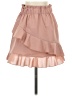 Shein 100% Polyester Solid Pink Casual Skirt Size 4 - photo 1