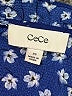 CeCe Stars Blue 3/4 Sleeve Blouse Size XS - photo 7