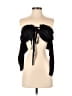 Chrissy Teigen x Revolve Black 3/4 Sleeve Blouse Size S - photo 1