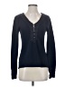 Hem & Thread Blue Long Sleeve Top Size S - photo 1