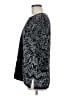 Ruby Rd. Print Black 3/4 Sleeve Top Size M - photo 5