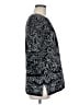 Ruby Rd. Print Black 3/4 Sleeve Top Size M - photo 4