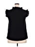 Unbranded Black Short Sleeve Blouse Size 1X - photo 2